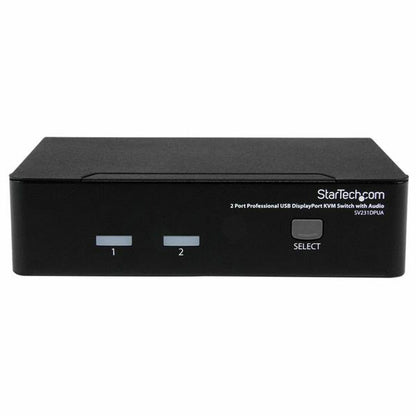 2-Port KVM Switch Startech SV231DPUA, Startech, Computing, Components, 2-port-kvm-switch-startech-sv231dpua, :Ultra HD, Brand_Startech, category-reference-2609, category-reference-2831, category-reference-2832, Condition_NEW, networks/wiring, Price_200 - 300, Teleworking, RiotNook