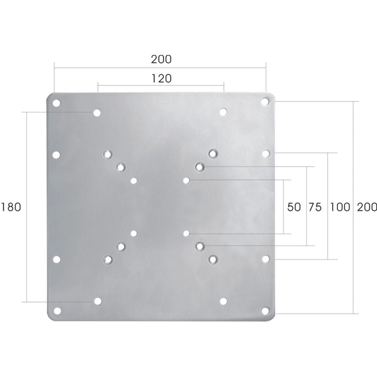 Wall Plate Neomounts FPMA-VESA200 22"-42" 35 kg, Neomounts, Electronics, TV, Video and home cinema, wall-plate-neomounts-fpma-vesa200-22-42-35-kg, Brand_Neomounts, category-reference-2609, category-reference-2911, category-reference-2931, cinema and television, Condition_NEW, entertainment, ferretería, Price_20 - 50, RiotNook